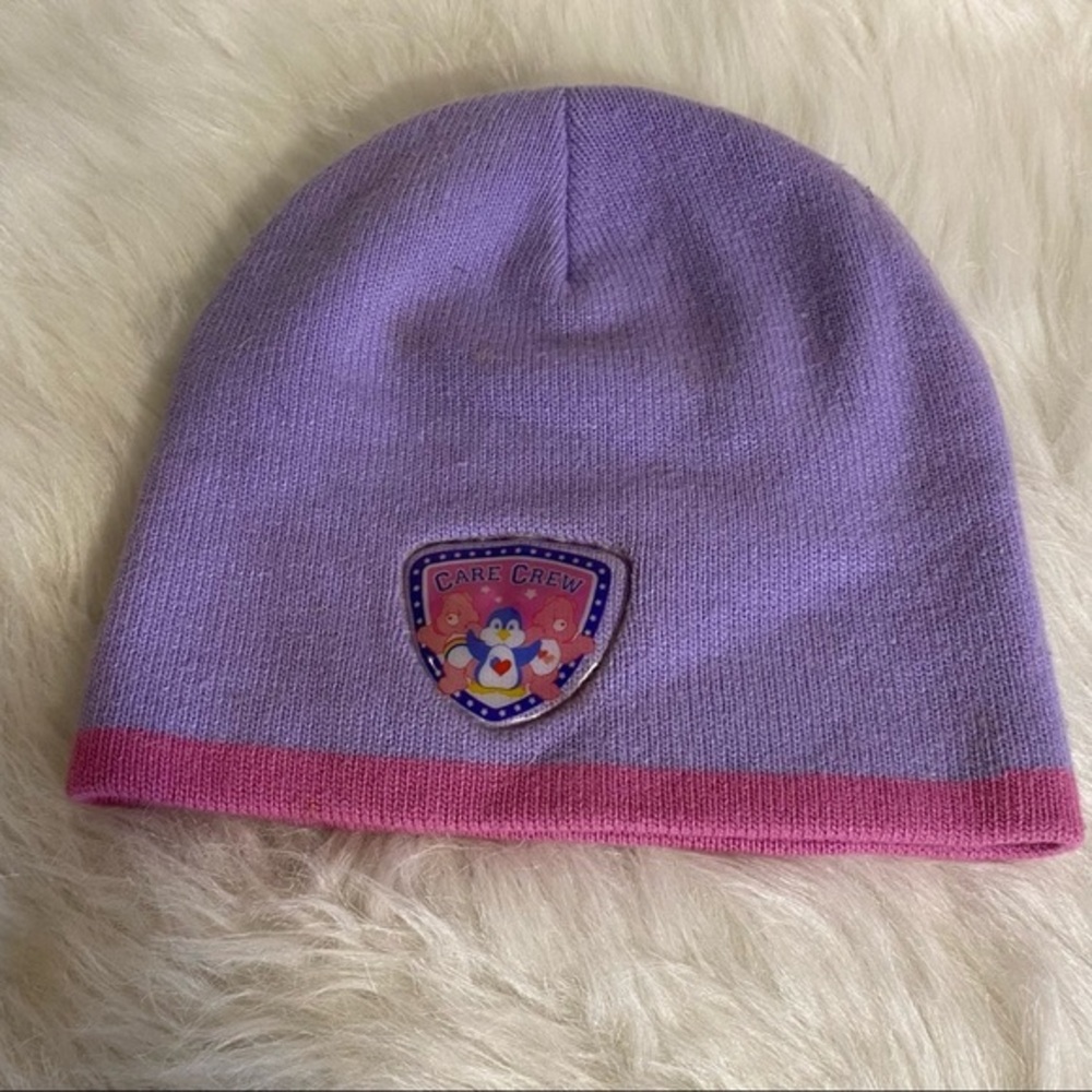 Vintage Care Bear Crew Girls Purple Hat